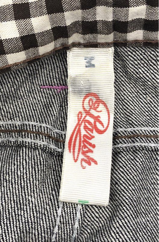 Parish Men's Dark Wash Graphic Embroidered Streetwear Jeans Sz 38