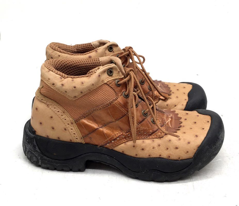 Twisted X Women's Tan Brown Leather Hiking Boots - Size 7.5 M