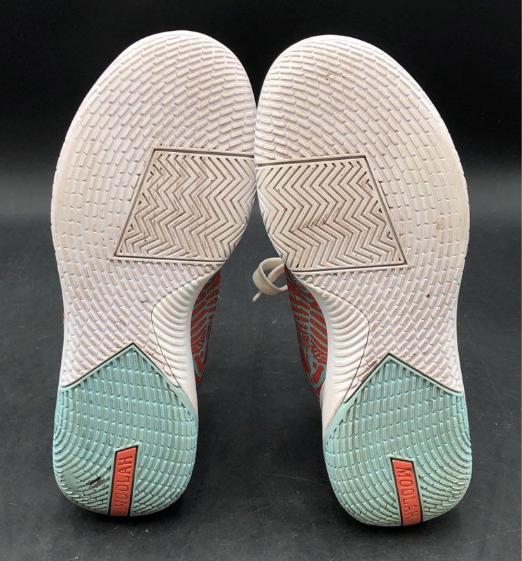 Moolah Kicks Neovolt Low MK1 Red Teal Women's Basketball Shoes Size 11
