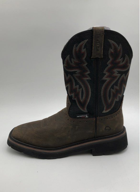 Wolverine Rancher W10846 Brown Waterproof Square Toe Work Boots Size 8.5
