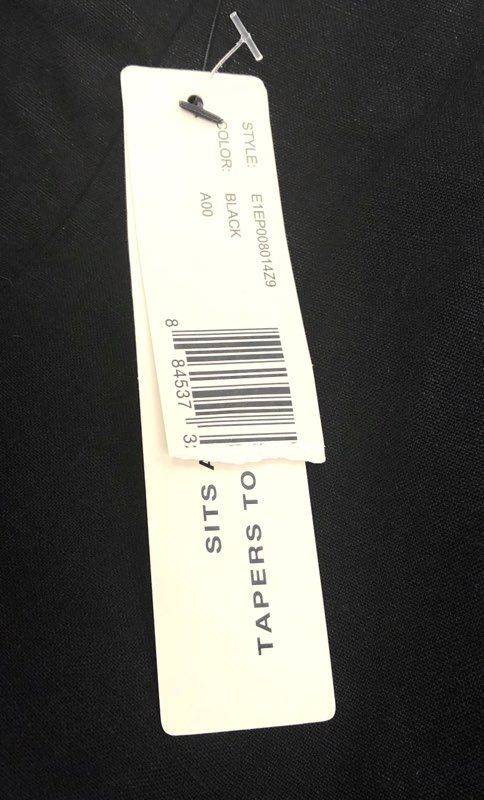 Ellen Tracy Women's Black Tapered Leg Dress Trousers Pants Sz 16 NWT