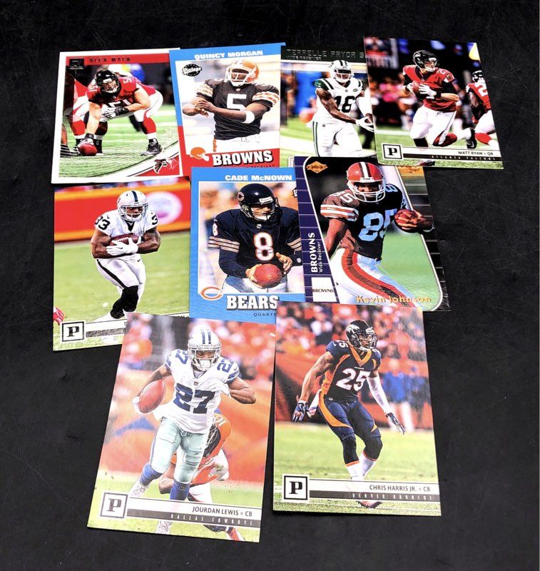 Large Mixed Sports Card Lot Baseball Football w/ Sealed 1980s Topps Packs