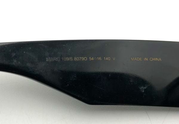 Marc Jacobs Women's Black Cat Eye Sunglasses Gradient Lenses MARC 109/S COA