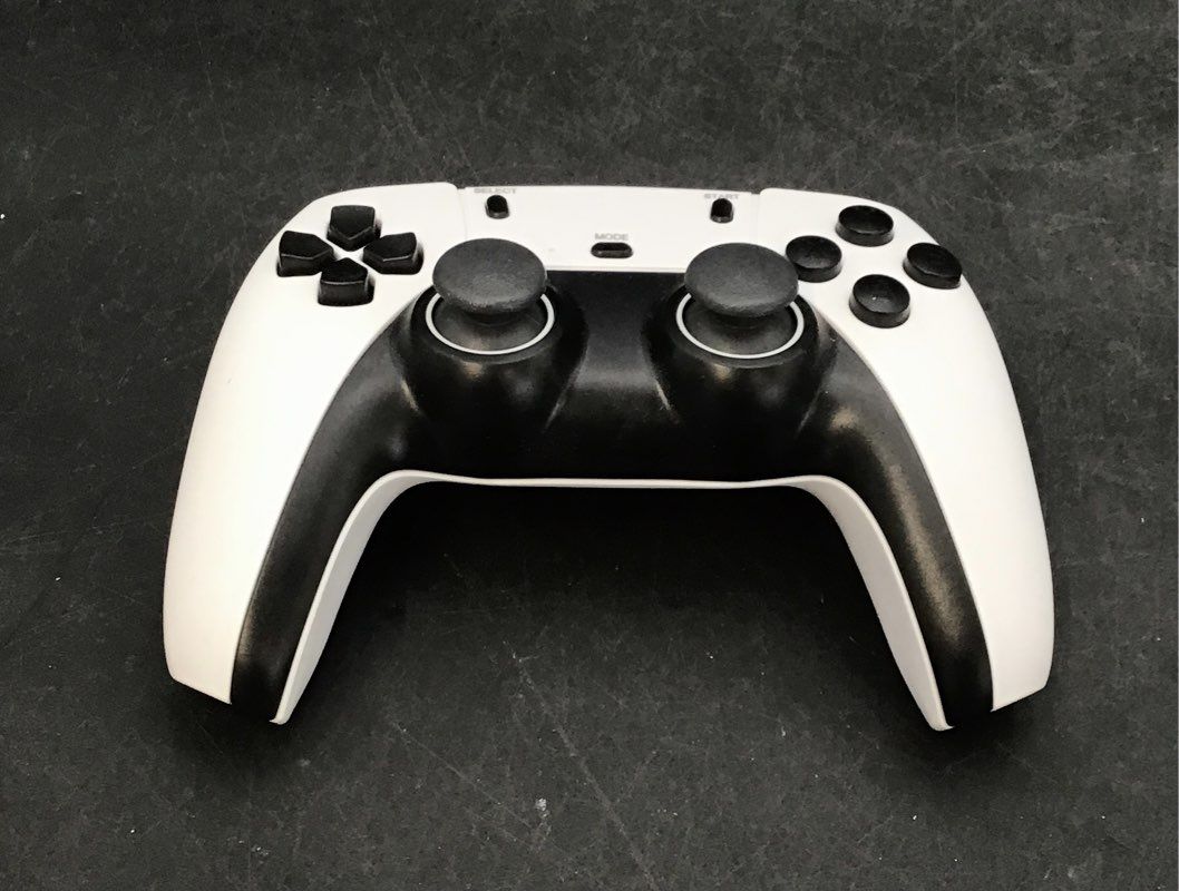 Lot of 3 PS5 Style Wireless Game Controllers White & Black Third-Party