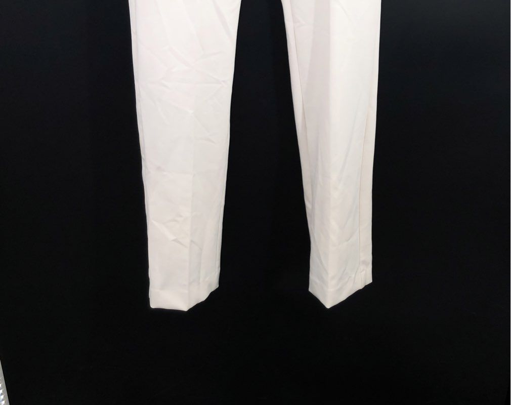Express Women's Ivory Editor Pant Dress Trousers Slim Leg Sz 4R NWT