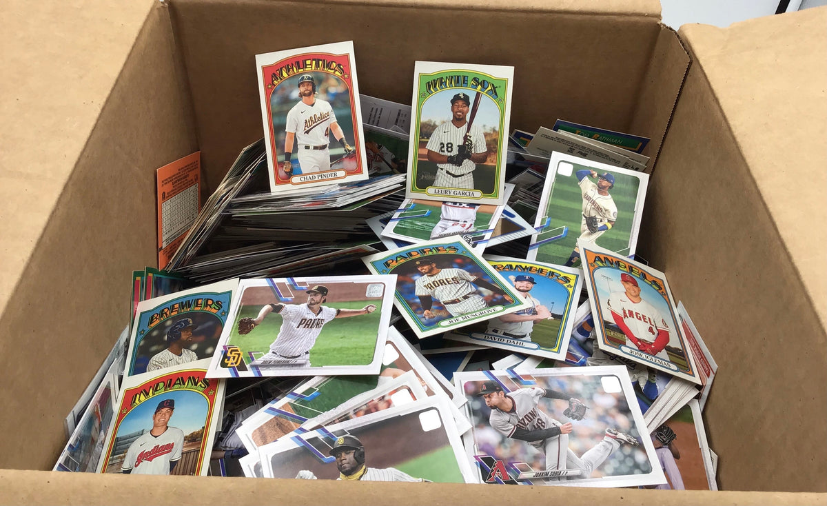 3 lbs. Lot of Baseball Cards. Medium Box, Unsorted