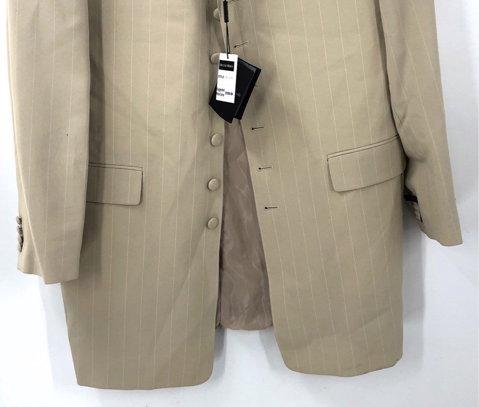 NWT Milano Moda Men's Tan Blazer - Size L46/40