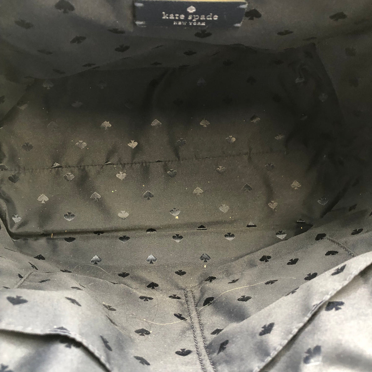 Kate Spade Robin's Egg Blue Nylon Hayden' Tote Bag w\ Blue Leather Trim (+COA)