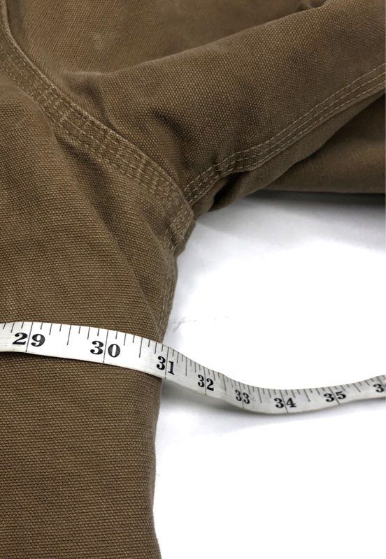 Carhartt Men's J284 FRB Sandstone Sherpa Lined Hooded Work Jacket Brown Sz 2XL
