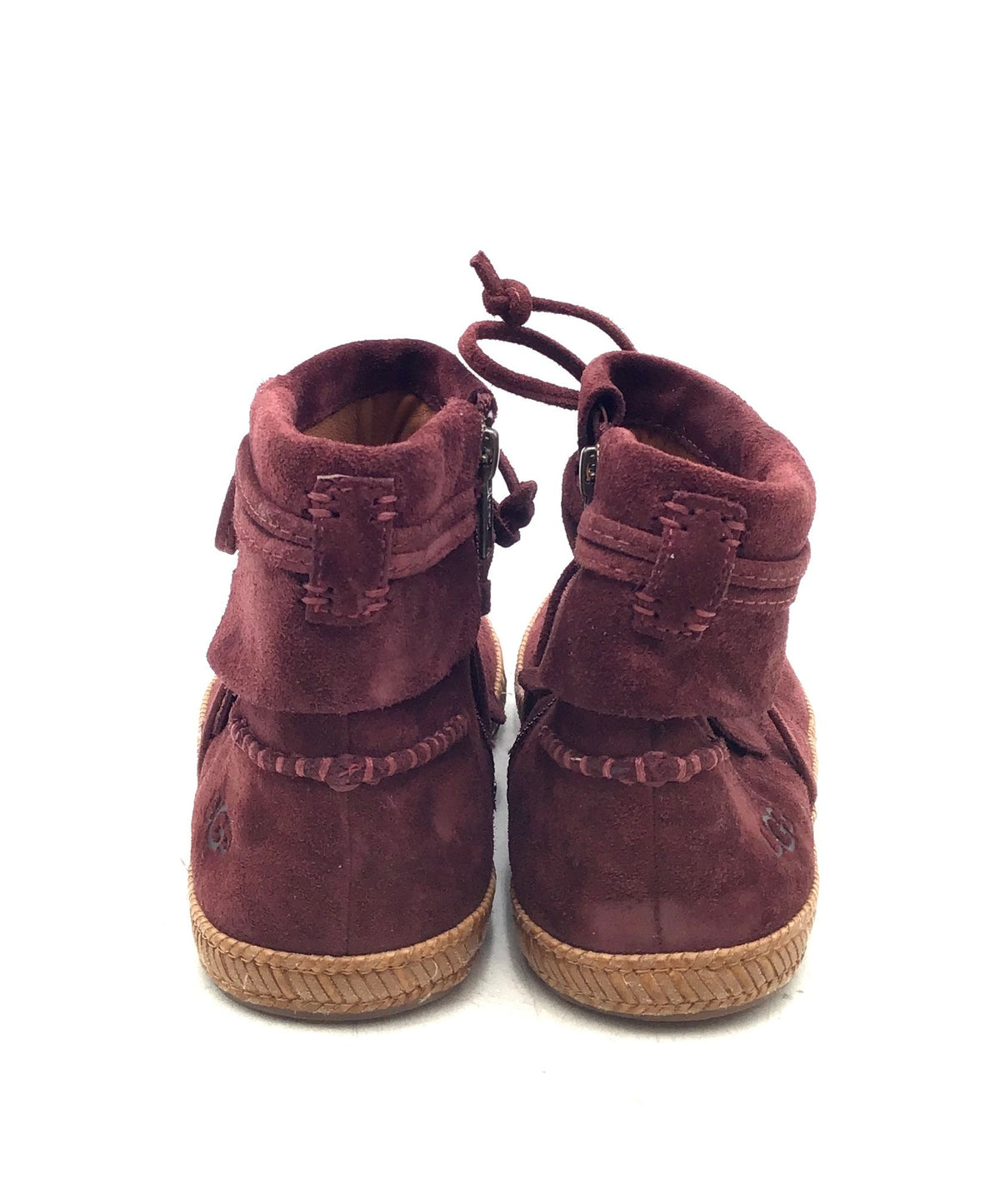 Ugg Women&#39;s Reid Maroon Ankle Bootie - Size 6