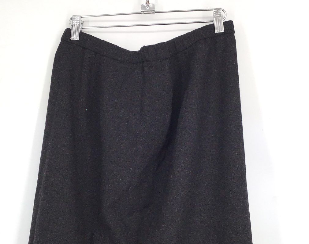 NWT Pendleton Women&#39;s Black Wool Maxi Skirt - Size 14