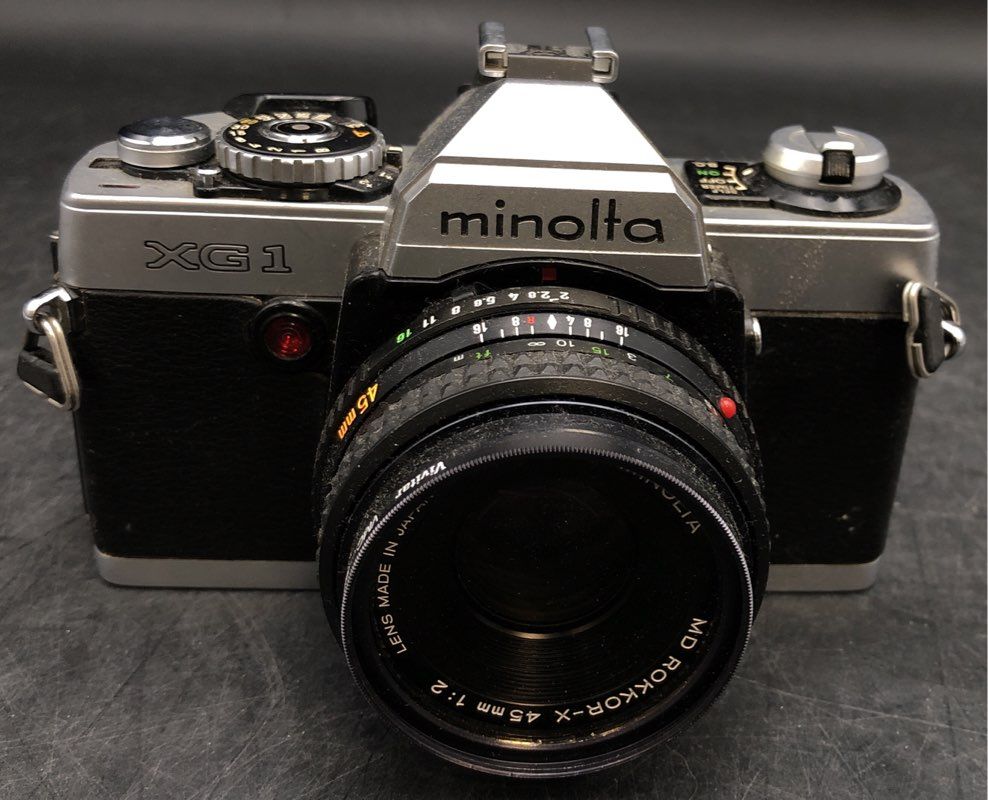 Minolta XG-1 Film 35mm SLR Camera With Lens