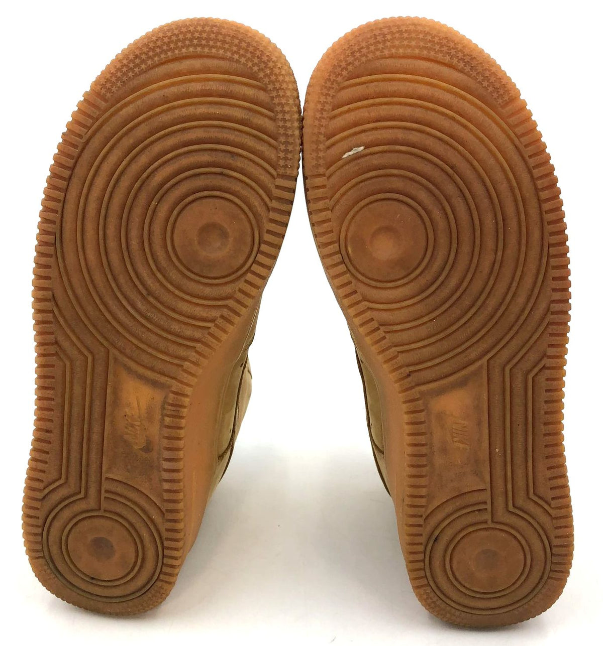 Nike Air Force 1 High LV8 GS 'Flax' Tan Suede Athletic Sneakers - Size 7Y (+COA)