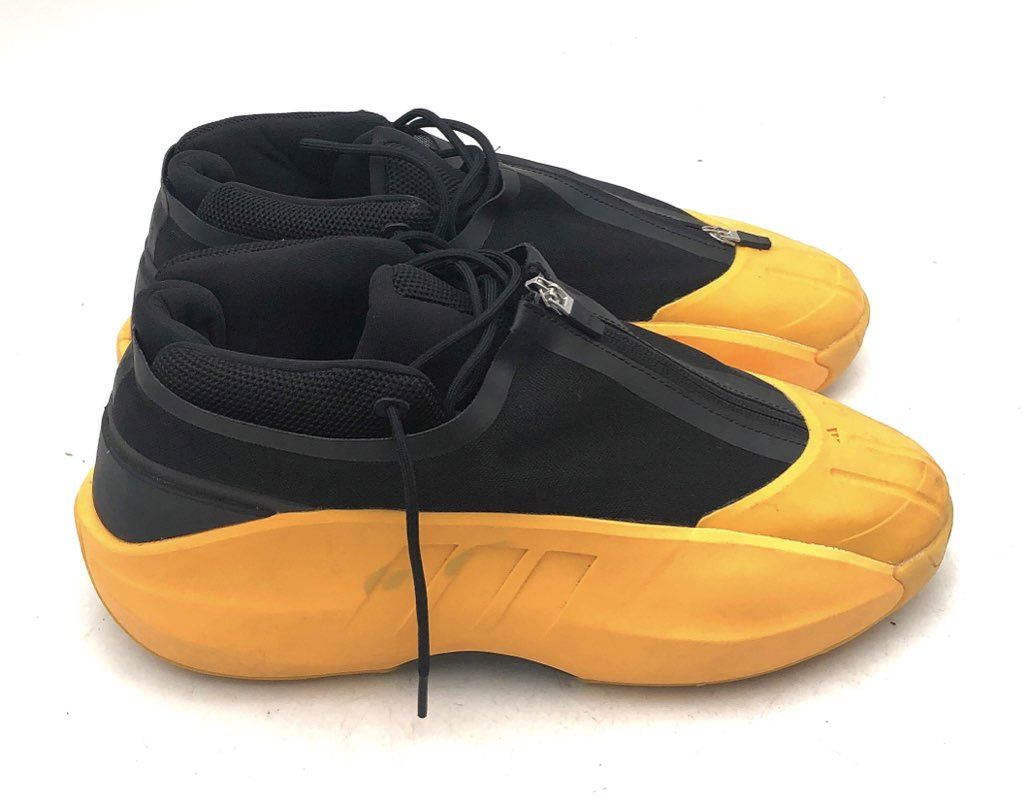 Adidas AE 1 Anthony Edwards Black Yellow Basketball Shoes Men's Size 13