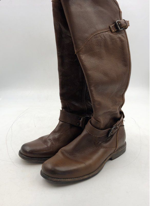 Frye Women&#39;s Brown Knee-High Riding Boots - Size 6.5