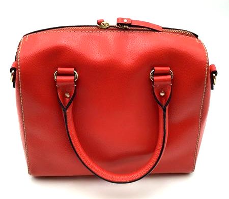 Authentic Kate Spade New York Bright Red Luxury Leather Tote Bag - COA Included