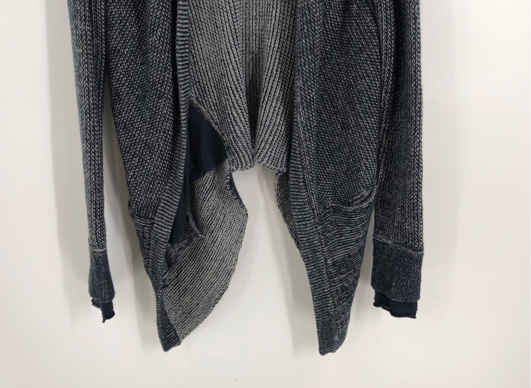 Lululemon Women&#39;s Gray Cotton Long Sleeve Knitted Cardigan Sweater Size 4