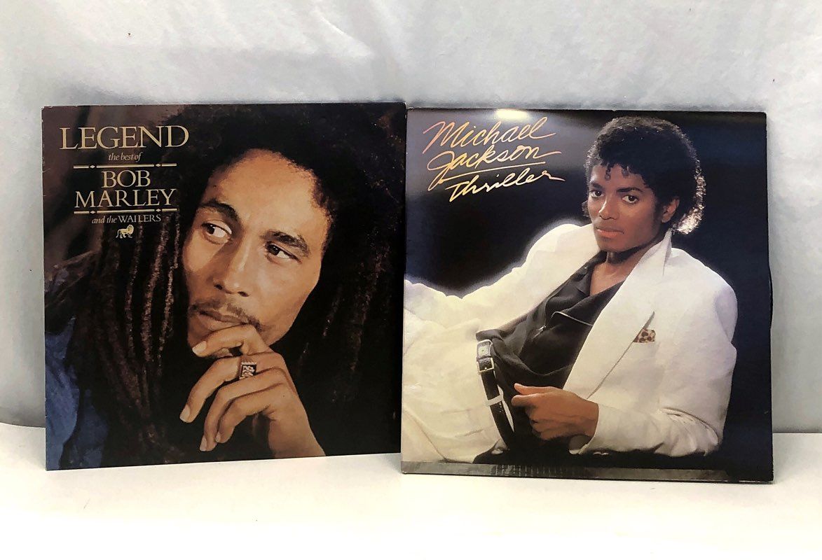 Michael Jackson Bob Marley + 6 LP Lot Soul Disco R&B 1970s-80s See Photos