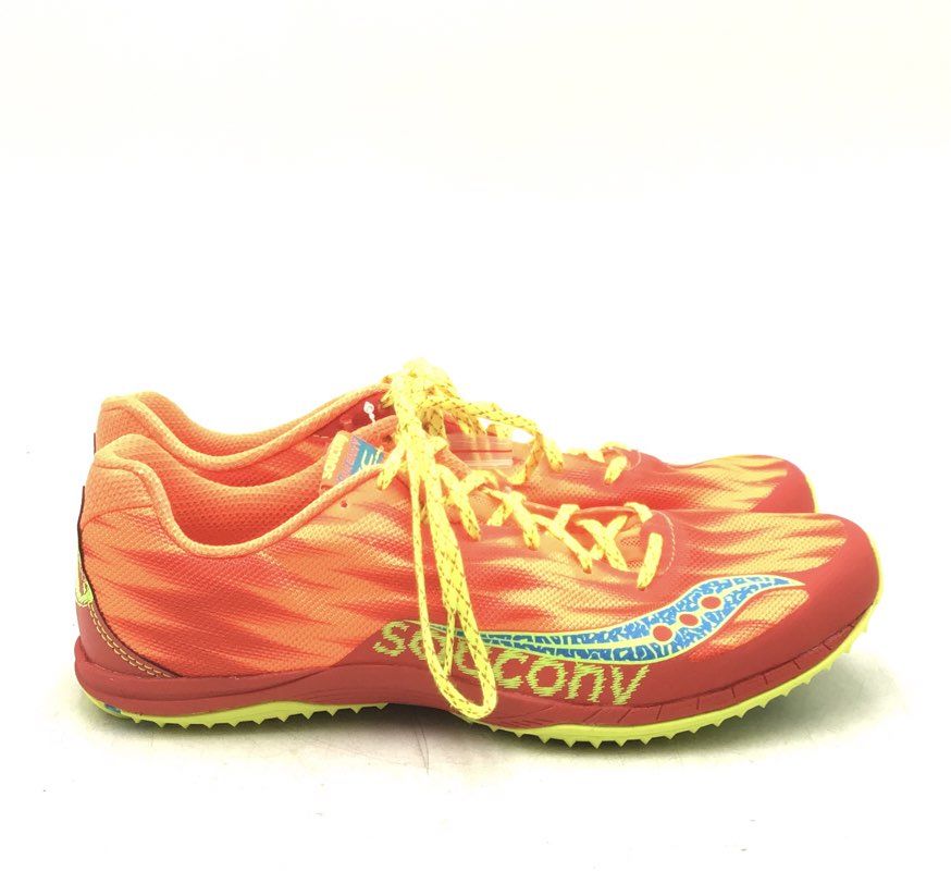 Saucony Women&#39;s Kilkenny XC S19022-1 Orange Low-Top Running Shoes - Size 12