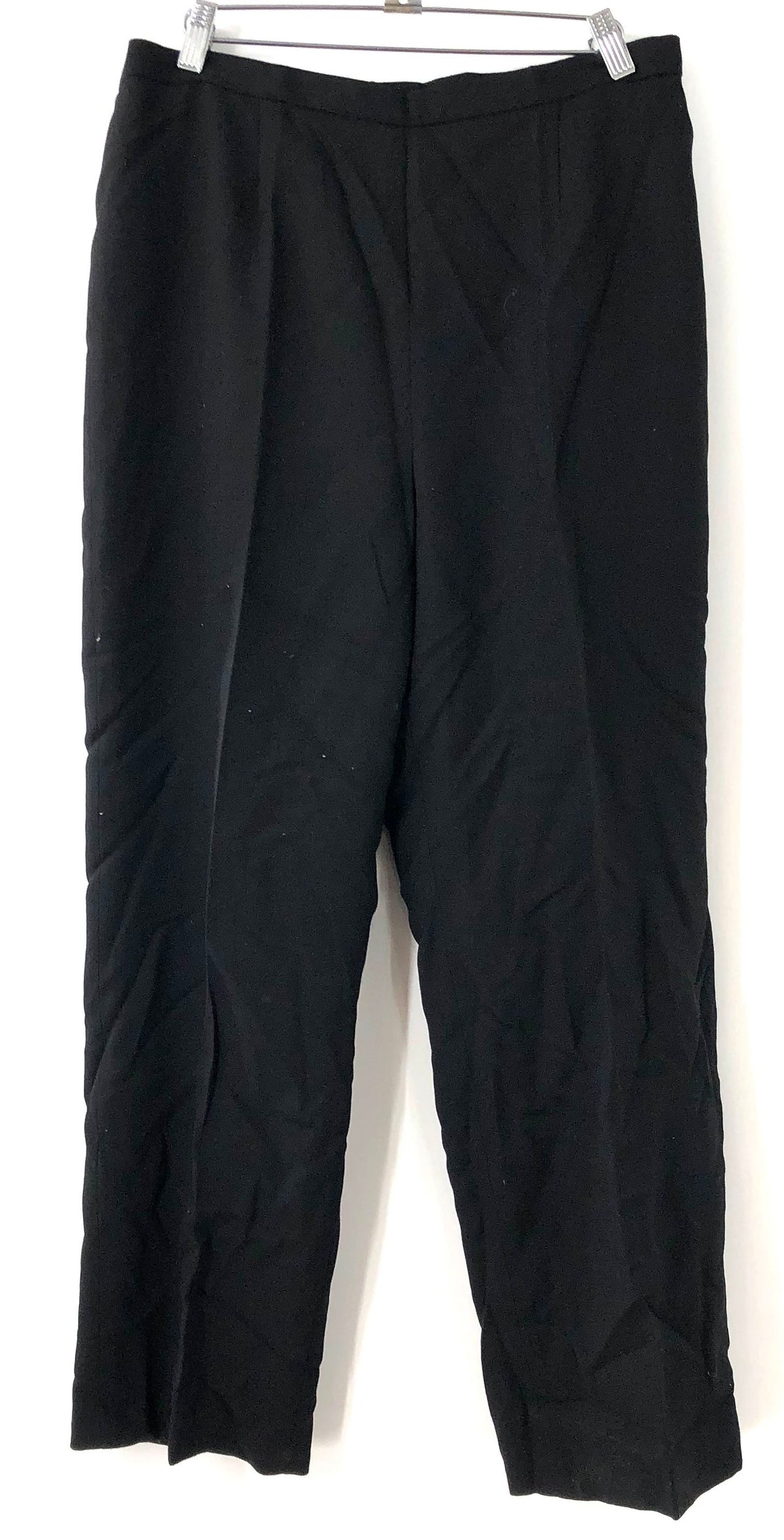 Kasper Women's 3-Piece Pant Suit Set Blue Black Open Blazer NWT Sz 2P