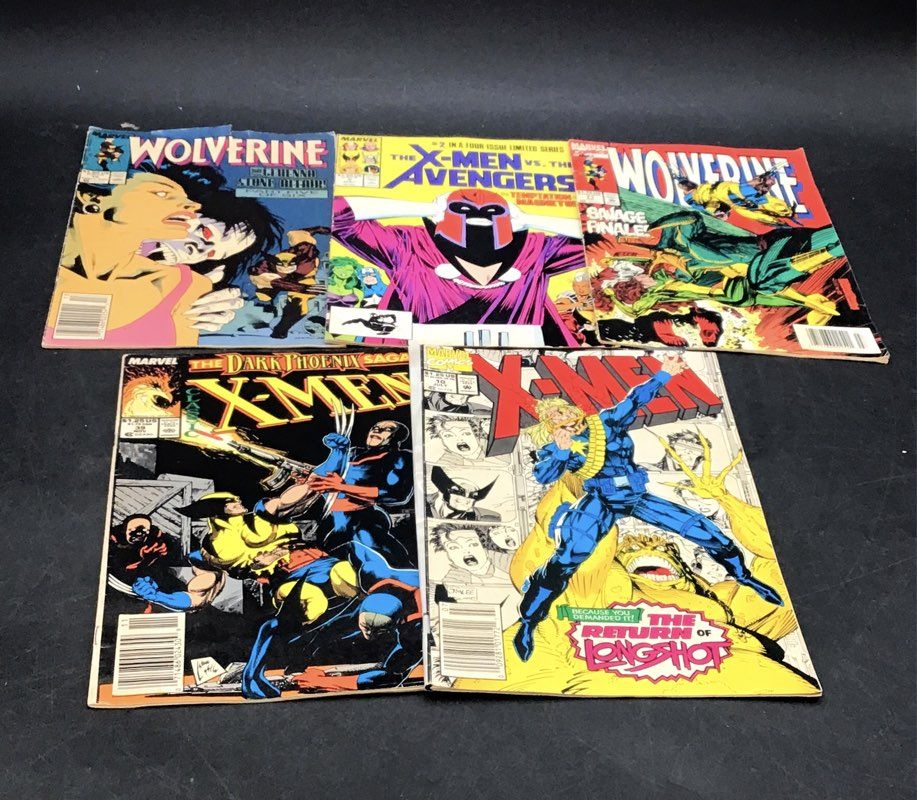 Marvel Comic Book Lot 1980s-1990s Superhero Approximately 25 Comics