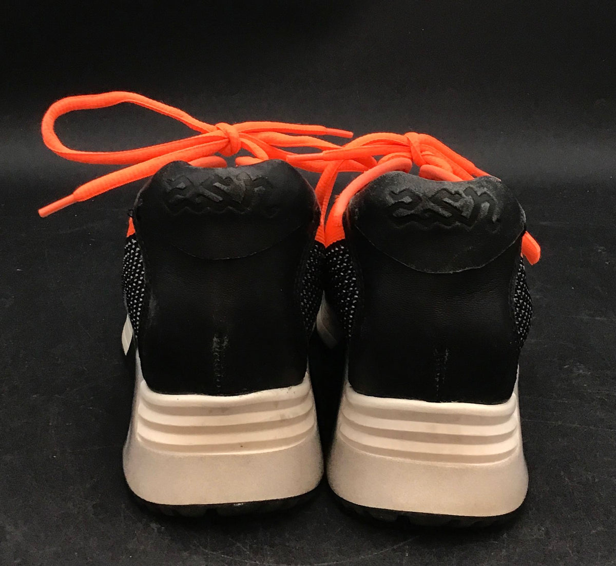 Ash Women's As Lacey Black Orange Athletic Shoes - Size 37