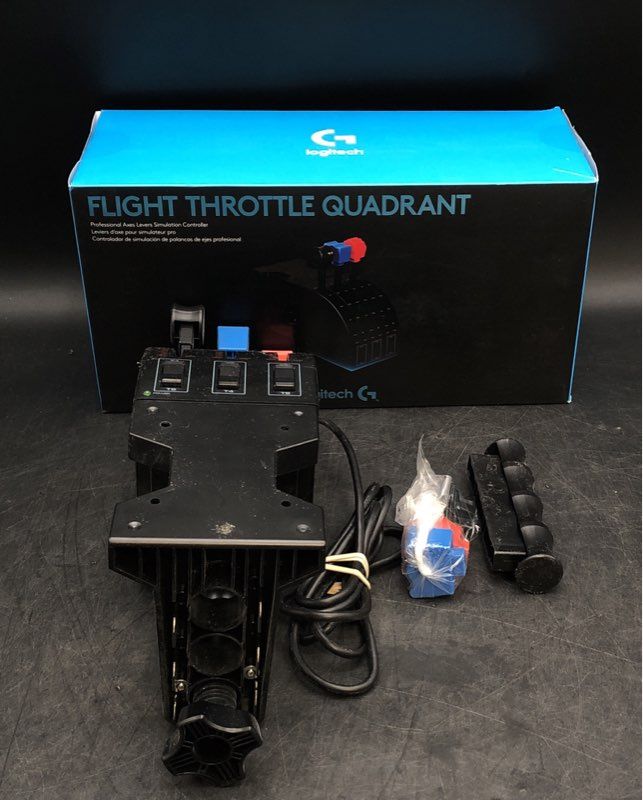 Logitech Throttle Quadrant Axis Levers Simulation Controller