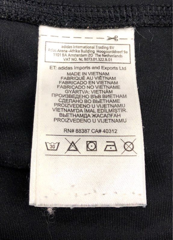 Adidas Women's Black Climalite Performance Athletic Leggings Tights Sz M