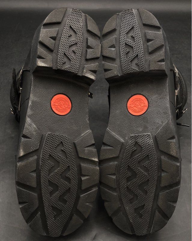 Milwaukee Leather Women's Black Biker Boots - Size 9.5