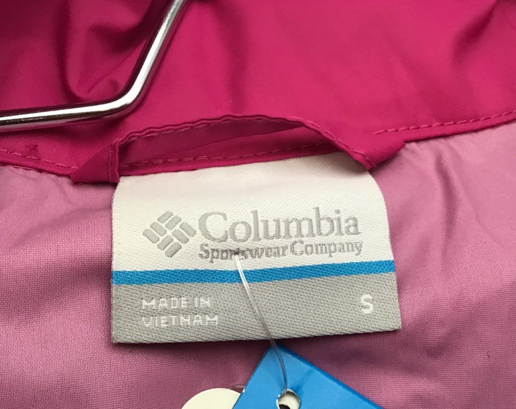 NWT Columbia Women&#39;s Pink Switchback 3 Windbreaker Jacket - Size Small