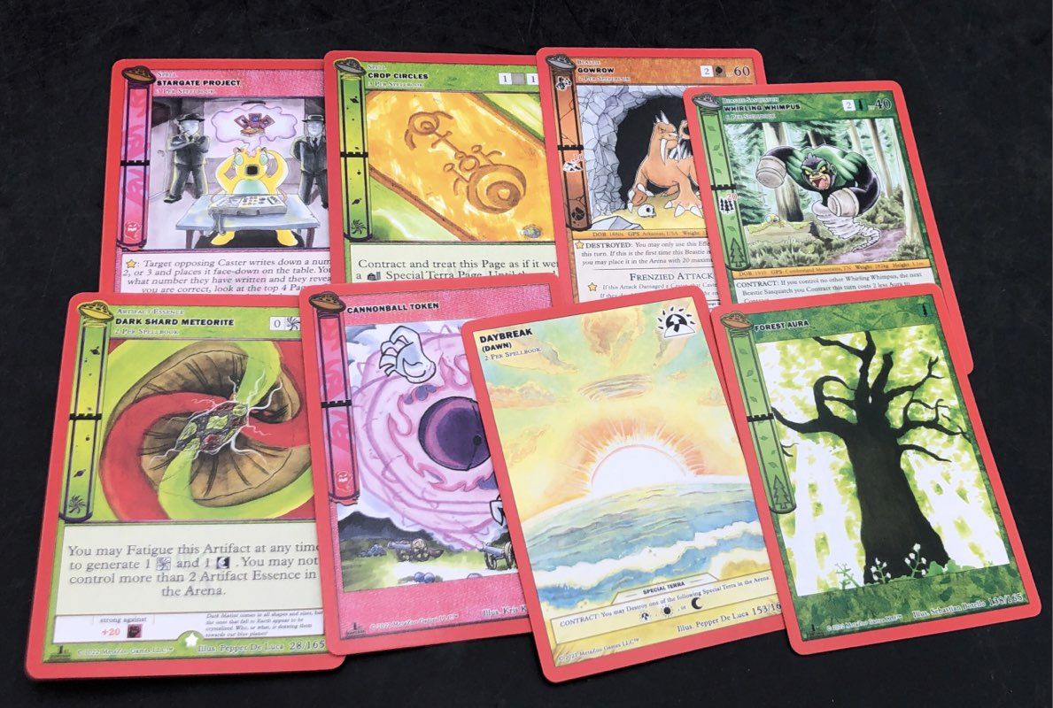 Lot of 6 MetaZoo TCG UFO 1st Edition Spellbooks + Loose Cards See Photos
