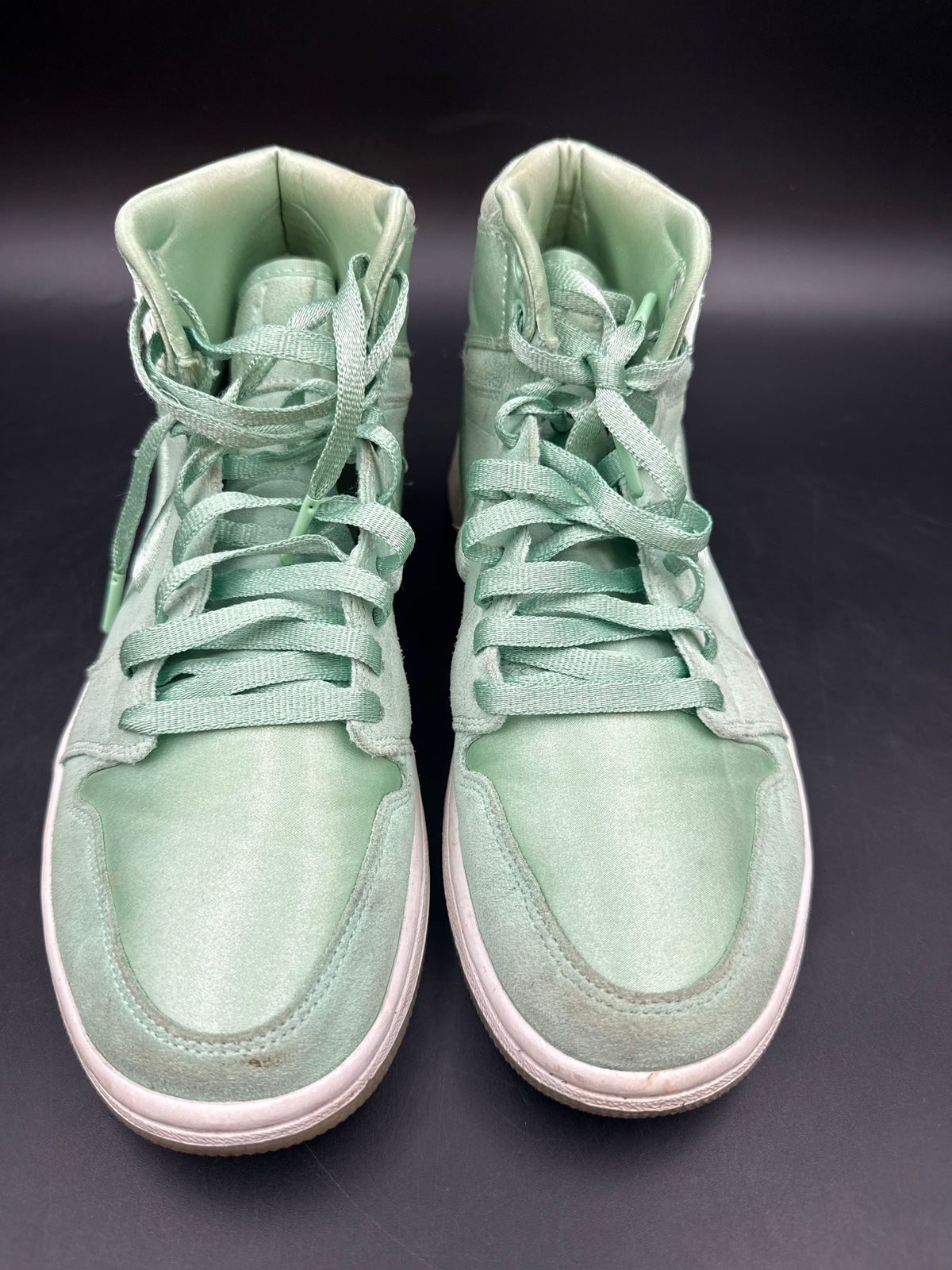Nike Air Jordan 1 Retro High Season of Her Mint Foam Women's Size 9.5 COA
