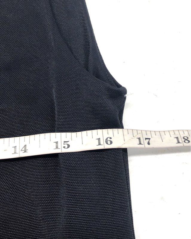 T by Alexander Wang Women's Black Draped Cowl Back Metal Bar Neck Dress Sz S NWT