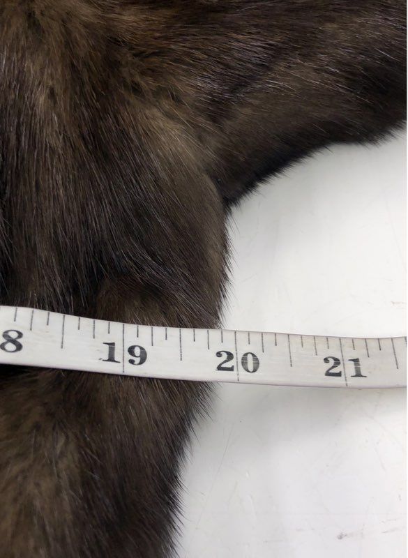 Leslie Gigi Women's Brown Fur Overcoat