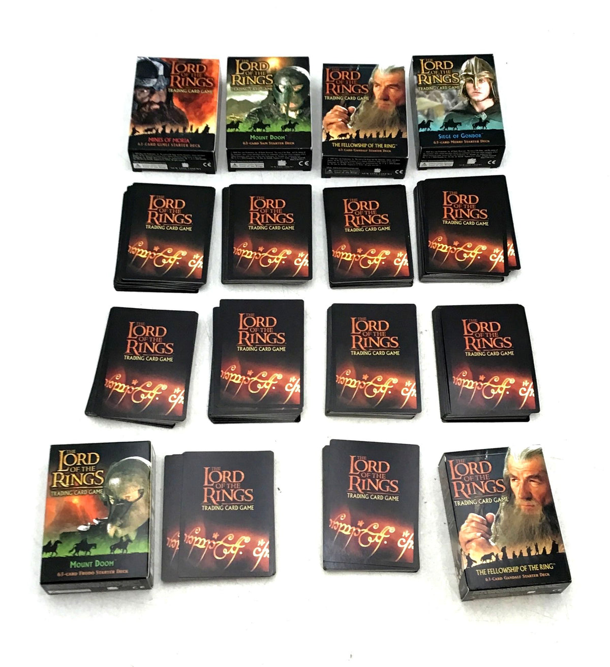 Lot Of Cards. Lord Of The Rings Medium Box, Unsorted