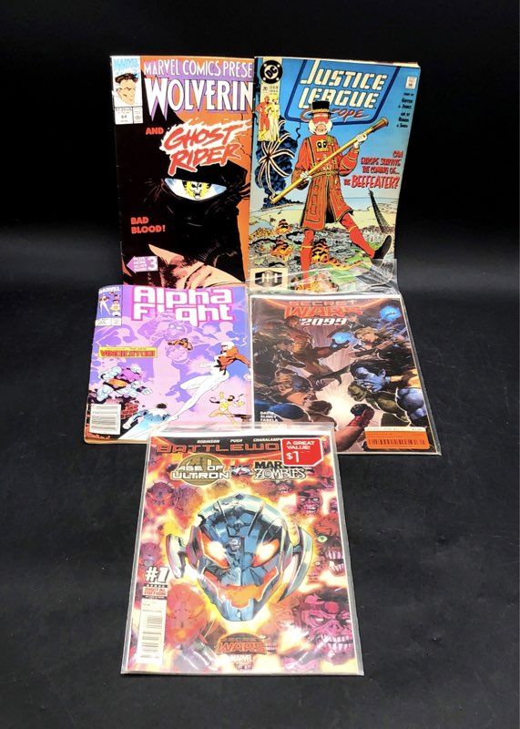 Comic Book Lot Marvel DC Mixed Era Superhero