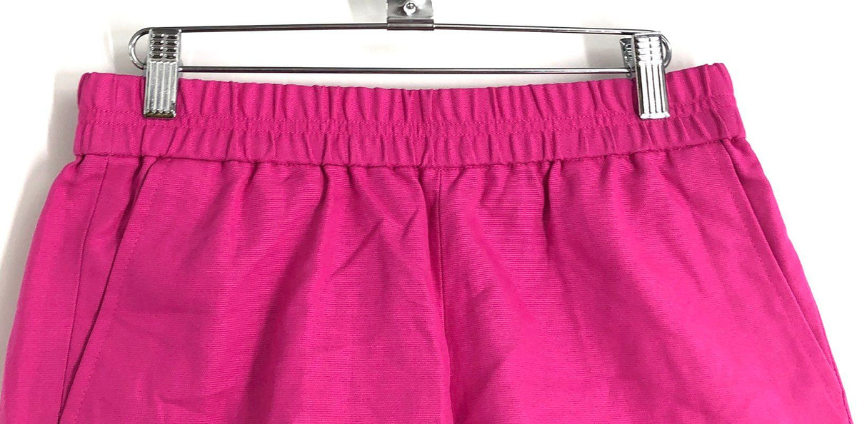J.Crew Women's Pink Pull-on Textured Cotton Shorts Size 0 NWT