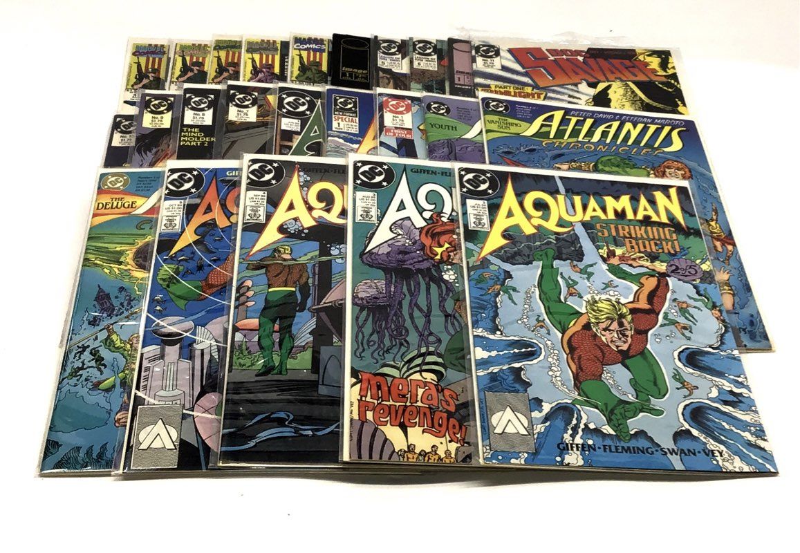 Comic Book Lot DC Marvel Image 1990s Superhero Approx 30 Comics