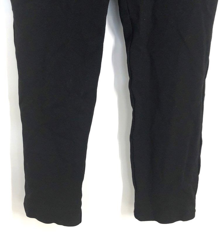 Chico's Women's Black Rayon Nylon Blend Pull On Stretch Tapered Pants Sz 1.5 10