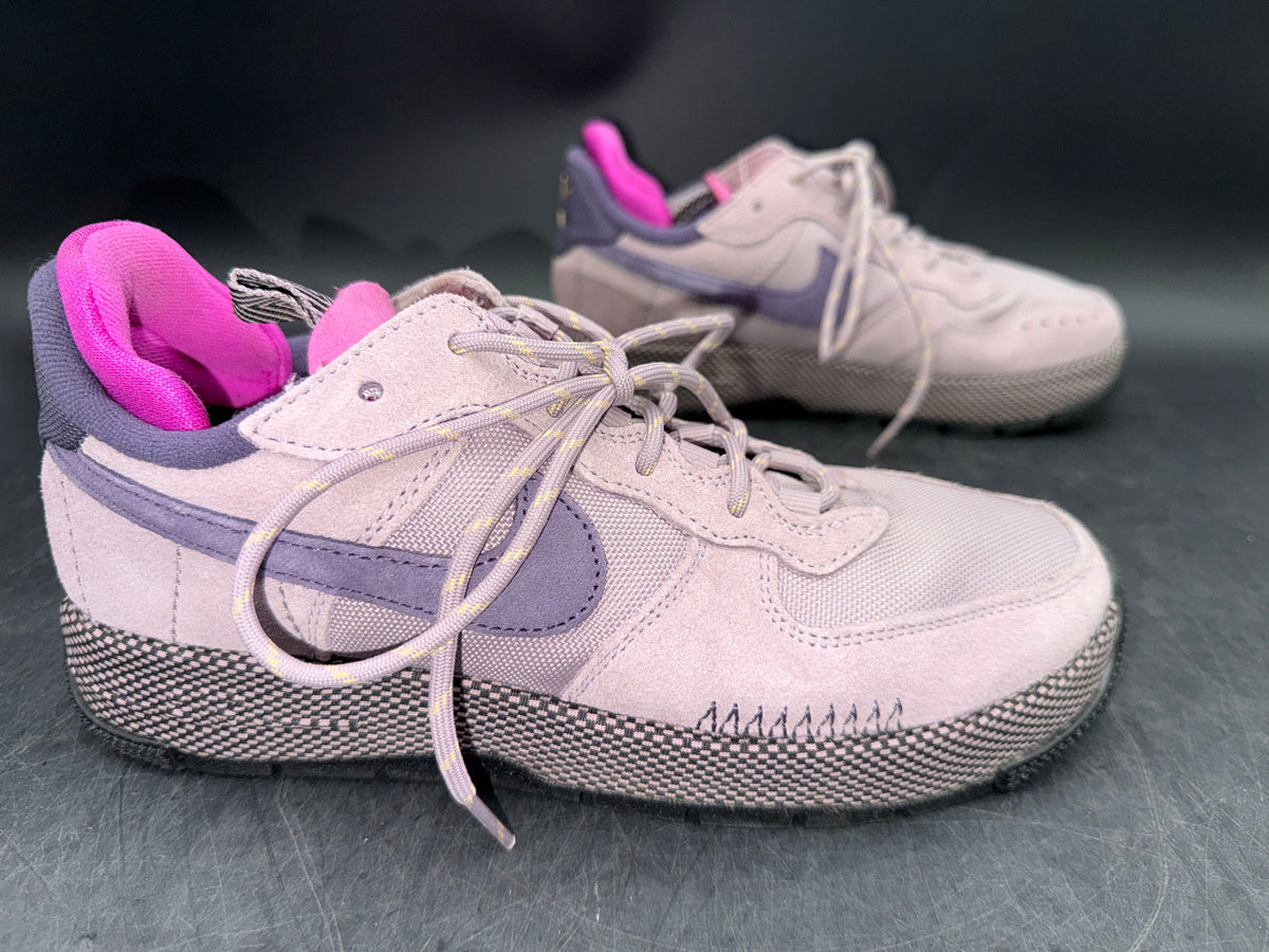 Nike Air Force 1 Wild Light Violet Sneakers COA Women's Size 8