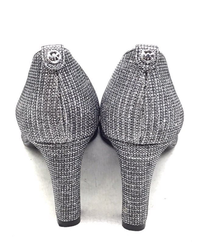 NWT Michael Kors Women's Silver Pump Heels - Size 7.5