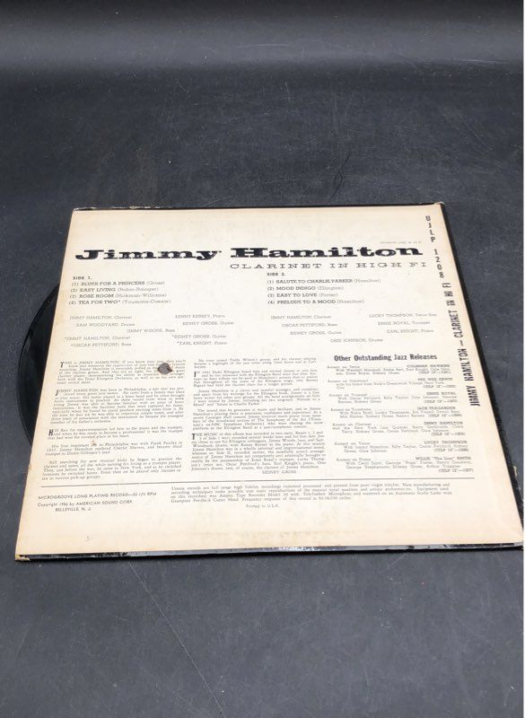 Urania Records Jimmy Hamilton Clarinet In High Fi Vinyl Record