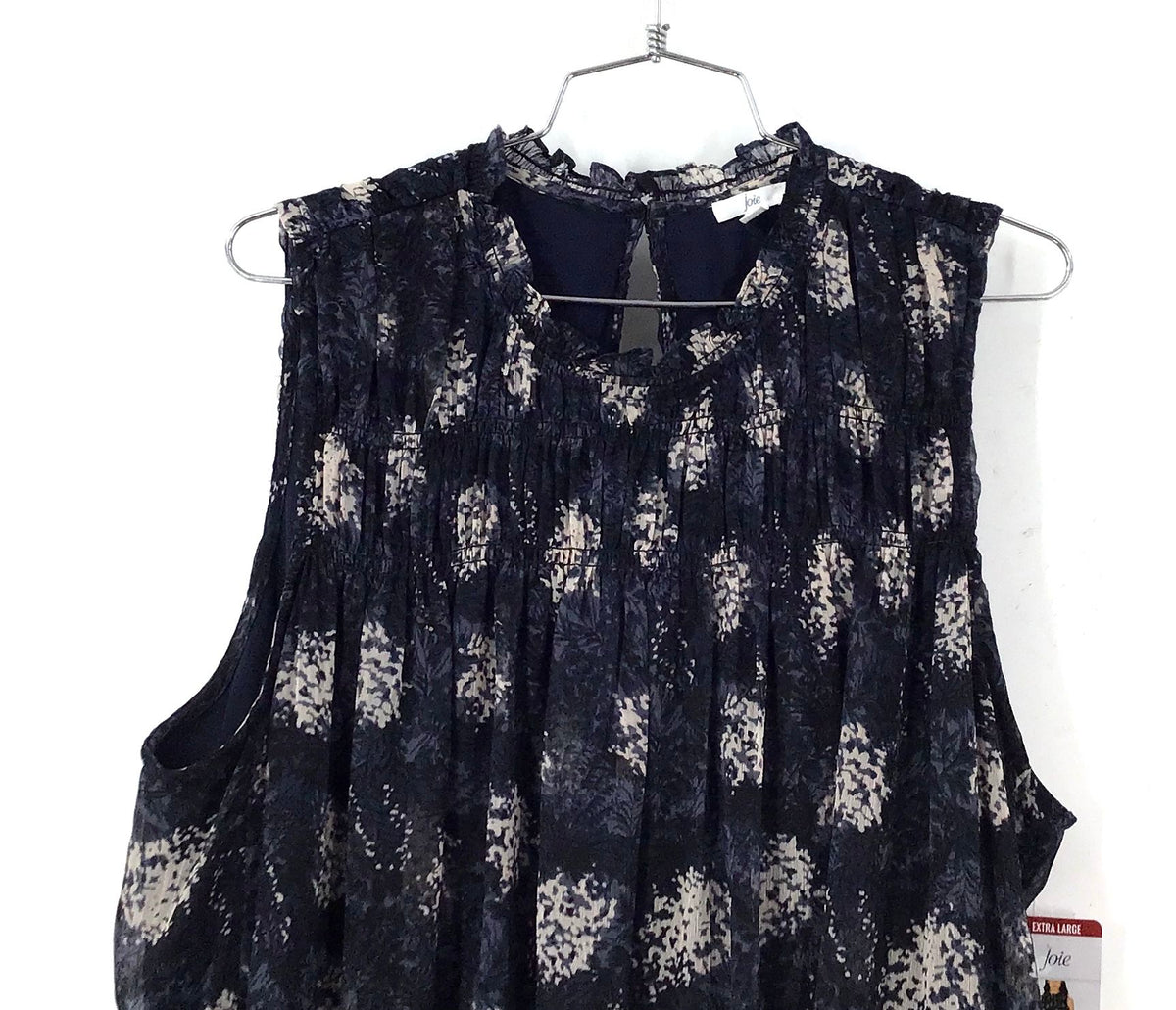 NWT Joie Women's Blue Baltic Print Mini Dress - Size XL