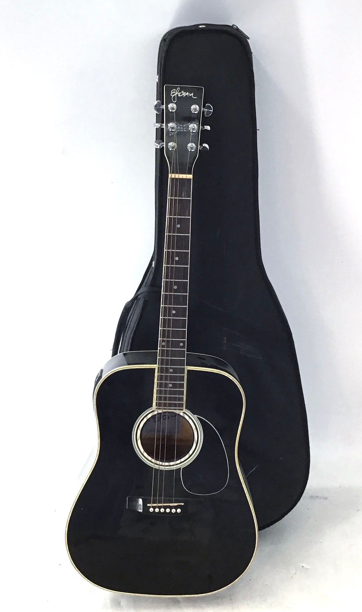 American Legacy Black Mist 6 String Right-Handed Acoustic Electric Guitar W/Case