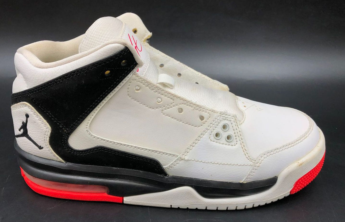 Nike Air Jordan Flight Origin GS 'White Black' & Red Sneakers - Size 5.5Y (+COA)