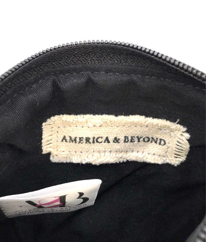 America & Beyond Black Beaded Initial C Wristlet Clutch Bag Coin Purse NWT Lot