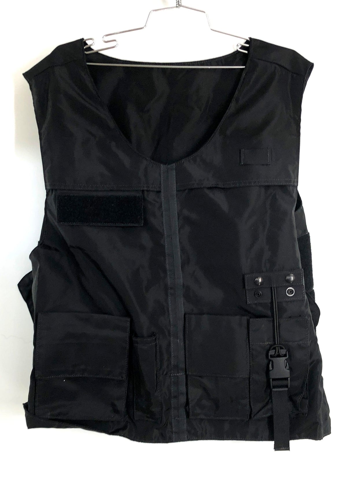 ABA Men's Black Tactical Ballistic Vest Carrier TOC Utility Pockets Sz 2XL