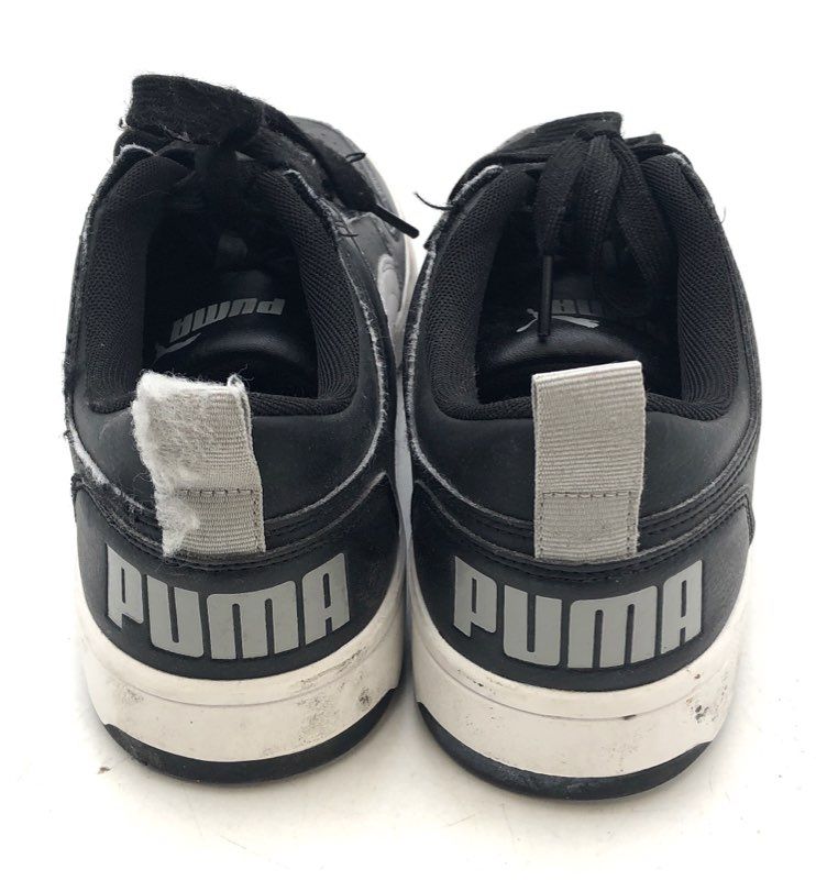 Puma Rebound LayUp Lo Black White Low Top Sneakers Men's Size 9