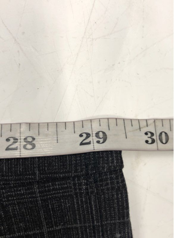 NWT Max Studio Women's Black Plaid Dress Pants - Size Large
