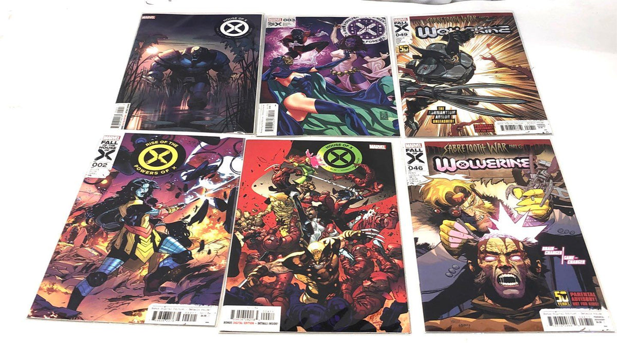 Marvel Comic Book Lot 2024 X-Men Fall of the House of X Approximately 25 Comics